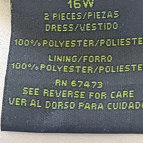 Ditsie Floral maxi dress size 16w Vtg DN design Easter Church - Picture 5 of 11